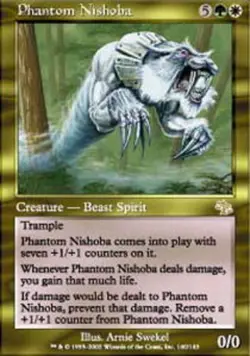 MTG magic cards 1x Phantom Nishoba Judgment Heavy Play, English - Image 1