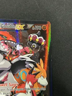 Pokemon Team Magma's Groudon EX Double Crisis Holo Card 15/34 LP - Image 2