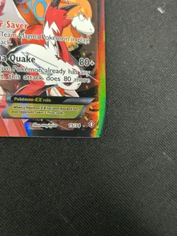Pokemon Team Magma's Groudon EX Double Crisis Holo Card 15/34 LP - Image 3