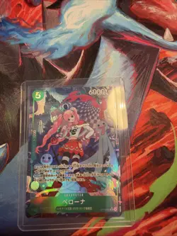 Perona (Alt Art) OP14-033 SR The Azure Sea's Seven ONE PIECE Card Game Japanese - Image 1