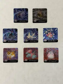 Vintage Pokemon Artbox Action Flipz 3D Lenticular Card Lot of 7 Series One Cards - Image 1