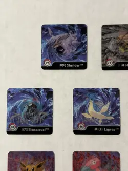 Vintage Pokemon Artbox Action Flipz 3D Lenticular Card Lot of 7 Series One Cards - Image 3