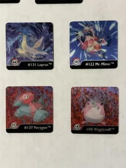 Vintage Pokemon Artbox Action Flipz 3D Lenticular Card Lot of 7 Series One Cards - Image 5
