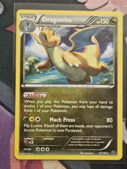 Dragonite 51/108 Non Holo Rare XY - Roaring Skies Pokemon Card - Image 1
