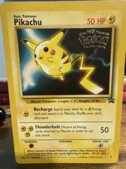 Pokemon Pikachu World Collection Promo 4/1999 50 HP First Movie Regular Card - Image 1
