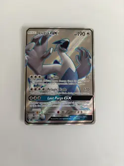 Lugia GX 207/214 Lost Thunder 2018 Full Art Holo Rare Pokemon Card TCG - Image 1