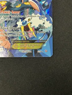 Pokemon TCG Team Aqua's Kyogre-EX Double Crisis Holo Card 6/34 LP/MP - Image 4