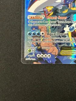 Pokemon TCG Team Aqua's Kyogre-EX Double Crisis Holo Card 6/34 LP/MP - Image 5