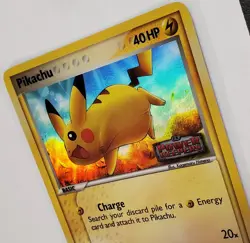 Pikachu Holo EX Power Keepers 57/108 STAMPED 2007 Pokemon TCG Card - Image 4