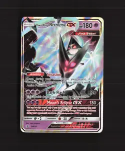 Dawn Wings Necrozma GX SM101 Sun & Moon Black Star Promo Holo Pokemon Card DMG - Image 1