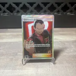 Giovannis Exile 67/68 Hidden Fates NM Full Art Ultra Rare Pokemon Card TCG - Image 1