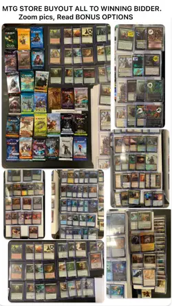 MTG HUGE Magic The Gathering Store Lot Collection Cards Packs BONUS 1K+ SEE pics - Image 1