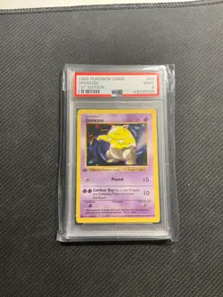 PSA 9 Drowzee Pokemon Card 1st Edition Base Shadowless - Image 1
