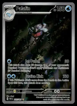 Pokemon Cards Palafin 225/091 Paldean Fates Illustration Rare NM *2 - Image 1