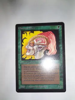 MTG MAGIC THE GATHERING CARD ORIGINAL BETA GREEN LLANOWAR ELVES CREATURE x1 - Image 5