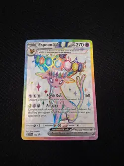Espeon ex 175 SVP Black Star Promo Prismatic Evolutions Pokemon Card - Image 1