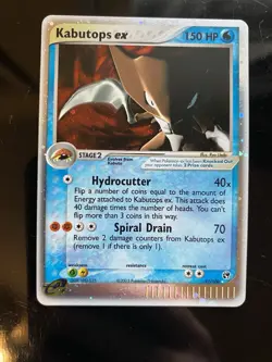 Pokemon TCG Kabutops EX Sandstorm Holo Card 97/100 Lightly Played - Image 1