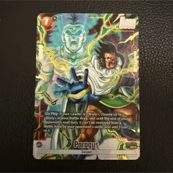 Dragon Ball Super Paragus FB08-084 SR Foil Bandai Card 5000 HP Standard - Image 1