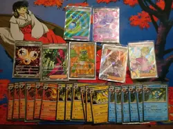 Pokemon Card Lot Of 51 Cards. Kept In Sleeves. Mixed Sets. - Image 1