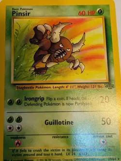 Pinsir - Jungle Unlimited 25/64 Regular Pokemon TCG Card LP - Image 2
