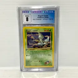 PSA CGC 8 Koga's Zubat 1st Edition 83/132 Gym Challenge - Graded Pokemon Card - Image 1