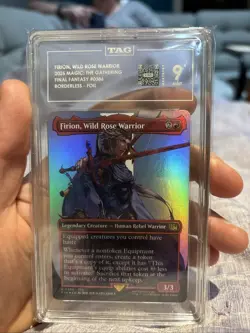 Firion, Wild Rose Warrior (Borderless, Foil) - Final Fantasy - TAG Mint 9 - Image 1
