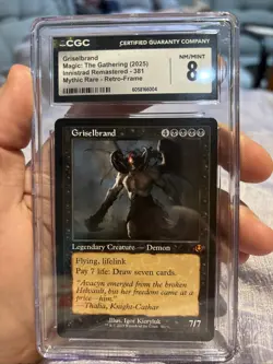 Griselbrand (Retro Frame) - Innistrad Remastered - CGC NM/Mint 8 - Image 1