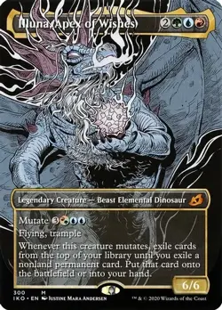Magic: The Gathering Illuna, Apex of Wishes Showcase 300 Mythic Regular NM IKO - Image 1