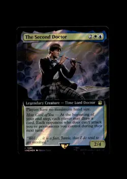 MTG Universes Beyond: Doctor Who The Second Doctor Foil 0156 NM Rare - Image 1