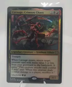 Carnage Crimson Chaos #0125 R Foil MTG Marvel's Spider-Man NM - Image 1