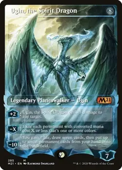 Ugin, the Spirit Dragon - Showcase Core Set 2021 LP MTG - Image 1