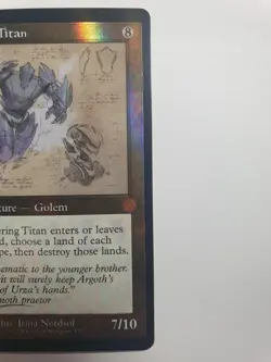 Serialized Sundering Titan Retro Schematic Foil BRR NM MTG Magic the Gathering - Image 5