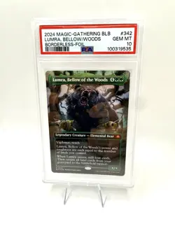 Lumra, Bellow of the Woods Borderless foil 0342 MTG - Magic The Gathering PSA 10 - Image 1