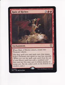 MAGIC THE GATHERING MTG COMMANDER: BLOOMBURROW RAIN OF RICHES - Image 1