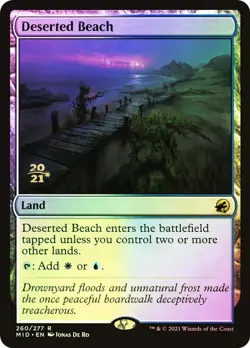 Deserted Beach - Foil - Innistrad Remastered - Near Mint - Image 1