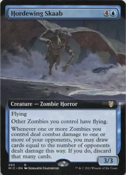 Hordewing Skaab (Extended Art) R Commander: Innistrad: Midnight Hunt 53 - LP MTG - Image 1