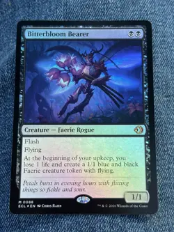 MTG Bitterbloom Bearer - Foil, NM-Mint, English Lorwyn Eclipsed - Image 1