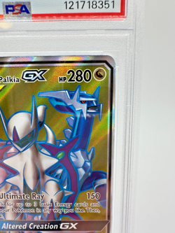 2019 Pokemon S&M Cosmic Eclipse ARCEUS & DIALGA & PALKIA GX #220 | PSA 9 MINT - Image 3