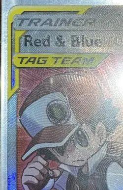 Red & Blue Tag Team 234/236 Pokemon TCG Full Art Trainer Cosmic Eclipse - Image 2