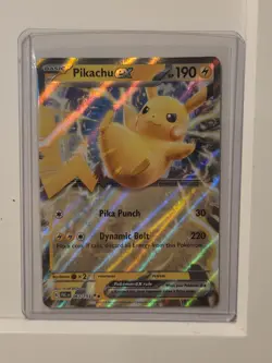 Pokemon TCG Paldea Evolved Pikachu EX 63/193 Double Rare - Image 1