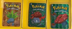 ODDISH EVOLUTION Pokemon Pocket Monsters Japanese Vending Prism Sticker Holo LP - Image 1