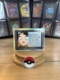 Pokemon Topps EP13 Mystery at the Lighthouse - Holo Foil - Blue Label - NM- - Image 2