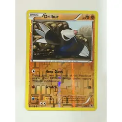 Pokemon Drilbur 8/12 Holo 2012 McDonald's Promo Vintage TCG Card Collectible - Image 2