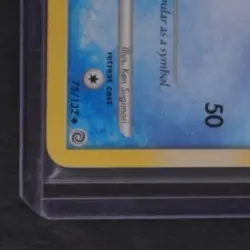 2007 POKEMON DIAMOND & PEARL SECRET WONDERS #75/132 WARTORTLE - Image 4