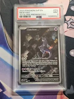 PSA 9 Mewtwo Black Star Promo #52 Pokemon 151 ENGLISH 2023 Scarlet & Violet - Image 1