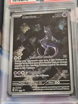 PSA 9 Mewtwo Black Star Promo #52 Pokemon 151 ENGLISH 2023 Scarlet & Violet - Image 2