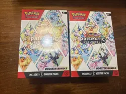 Pokemon TCG Scarlet & Violet Prismatic Evolutions Booster Bundle Lot Of 2 SEALED - Image 1