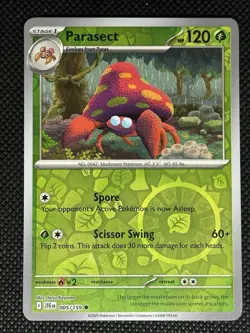 Parasect 005/159 Pokemon Sv09: Journey Together Reverse Holo - Image 1