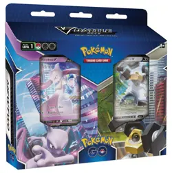 Pokemon GO TCG V Battle Deck Bundle Box Mewtwo V & Melmetal V Sealed Booster Box - Image 1