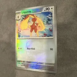 2025 Pokemon TCG LOPUNNY SV Prismatic Evolutions Master Ball Holo 084/131 - Image 2